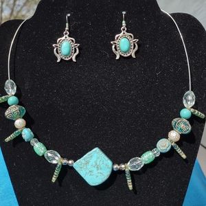 Southwest style turquoise necklace